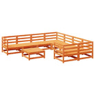 Modulaire loungeset van massief grenenhout voor buitenplezier - Tuinsets