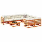 Modulaire loungeset van massief grenenhout voor buitenplezier - Tuinsets