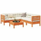 Modulaire loungeset van massief grenenhout voor een comfortabele zitervaring - Tuinsets