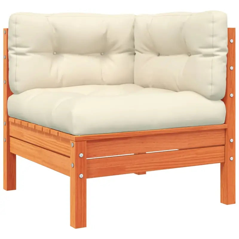 Modulaire loungeset van massief grenenhout voor een comfortabele zitervaring - Tuinsets