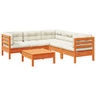 Modulaire loungeset van massief grenenhout voor een comfortabele zitervaring - Tuinsets