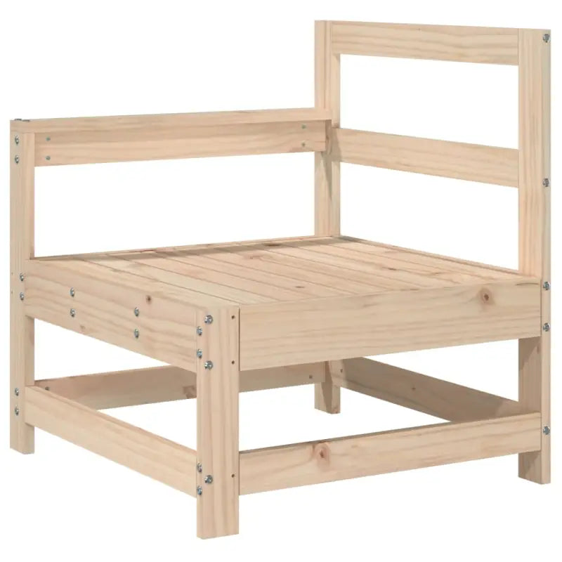Modulaire loungeset van massief grenenhout voor in de tuin - Tuinsets