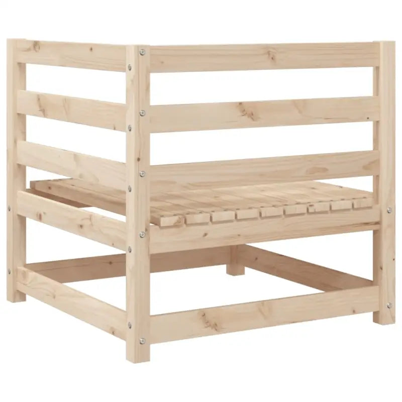 Modulaire loungeset van massief grenenhout voor tuin en terras - Tuinsets