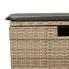 Modulaire poly rattan loungeset met waterdichte tas voor elk terras - Tuinsets
