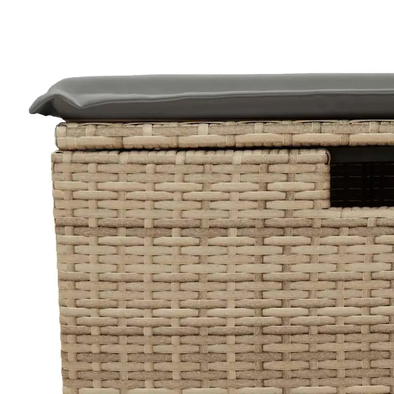 Modulaire poly rattan loungeset met waterdichte tas voor elk terras - Tuinsets