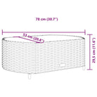 Modulaire poly rattan loungeset voor gemakkelijk schoon en buiten genieten - Tuinsets