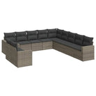 Modulaire tuinbank grijs materiaal met waterdichte tas en gepoedercoat staal - Modulaire tuinbanken