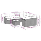 Modulaire tuinbank in beige materiaal met gepoedercoat staal - Modulaire tuinbanken