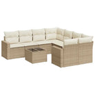 Modulaire tuinbank in beige materiaal met gepoedercoat staal - Modulaire tuinbanken