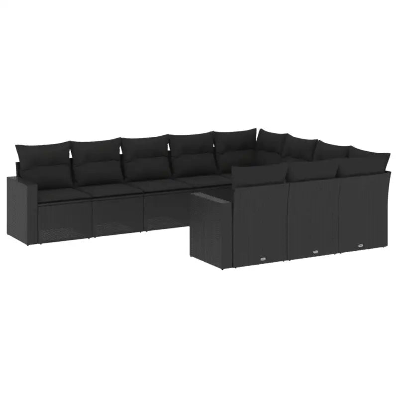 Modulaire tuinbank in zwart materiaal met gepoedercoat staal en waterdichte tas - Modulaire tuinbanken