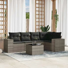 Modulaire tuinbank in zwart materiaal met gepoedercoated staal - Grijs / 1 / Met tafel - Modulaire tuinbanken
