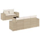 Modulaire tuinbank met beige materiaal en gepoedercoat staal afmetingen voor terras en tuin - Modulaire tuinbanken