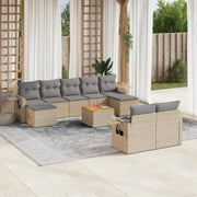 Modulaire tuinbank met beige materiaal en gepoedercoat staal afmetingen - Modulaire tuinbanken