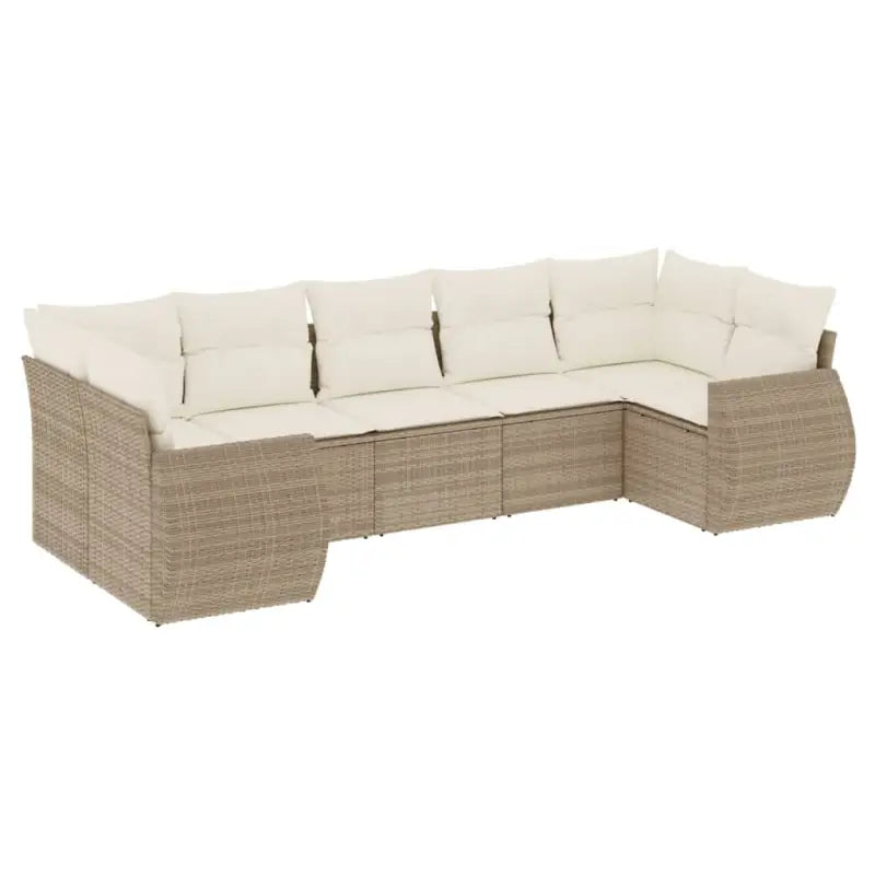 Modulaire tuinbank met beige materiaal en gepoedercoat staal afmetingen - Modulaire tuinbanken