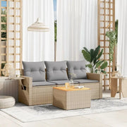 Modulaire tuinbank met beige materiaal en gepoedercoat staal afmetingen - Modulaire tuinbanken