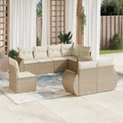 Modulaire tuinbank met beige materiaal en gepoedercoat staal afmetingen - Modulaire tuinbanken