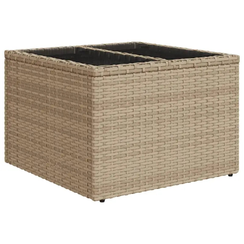 Modulaire tuinbank met beige materiaal en gepoedercoat staal afmetingen - Modulaire tuinbanken
