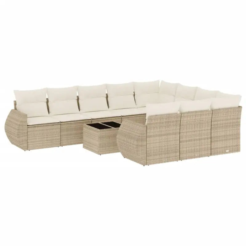 Modulaire tuinbank met beige materiaal en gepoedercoat staal afmetingen - Modulaire tuinbanken