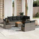 Modulaire tuinbank met beige materiaal en gepoedercoat staal afmetingen - Grijs / 1 - Modulaire tuinbanken