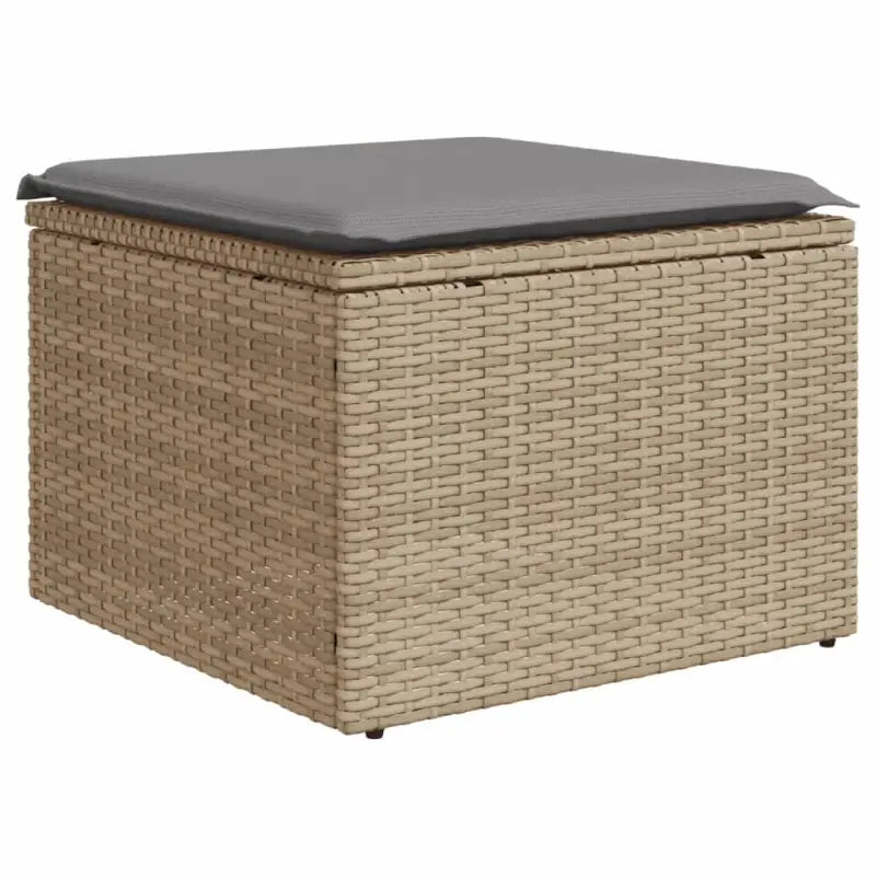 Modulaire tuinbank met beige materiaal en gepoedercoat staal afmetingen - Modulaire tuinbanken