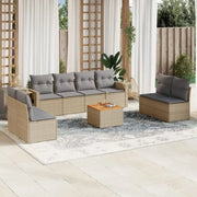 Modulaire tuinbank met beige materiaal en gepoedercoat staal afmetingen - Modulaire tuinbanken