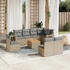 Modulaire tuinbank met beige materiaal en gepoedercoat staal afmetingen - Modulaire tuinbanken
