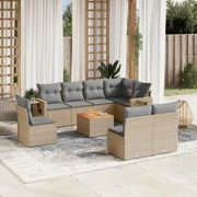 Modulaire tuinbank met beige materiaal en gepoedercoat staal afmetingen - Modulaire tuinbanken
