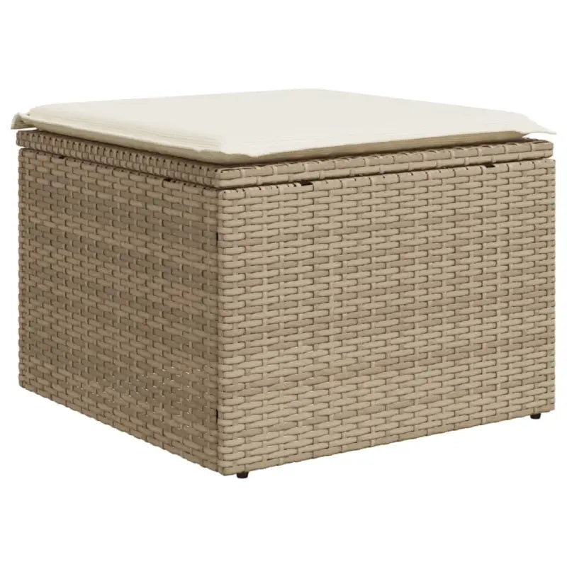 Modulaire tuinbank met beige materiaal en gepoedercoat staal afmetingen - Modulaire tuinbanken