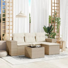Modulaire tuinbank met beige materiaal en gepoedercoat staal afmetingen - Modulaire tuinbanken
