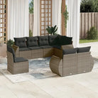 Modulaire tuinbank met beige materiaal en gepoedercoat staal afmetingen - Grijs / 1 / Zonder tafel - Modulaire