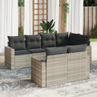Modulaire tuinbank met beige materiaal en waterdichte tas voor buitengebruik - Lichtgrijs / 7 - Modulaire tuinbanken