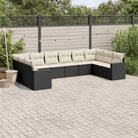Modulaire tuinbank met gepoedercoat staal afmetingen en waterdichte tas - Zwart en crème / 1 / Zonder tafel - Modulaire