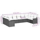 Modulaire tuinbank met gepoedercoat staal afmetingen en waterdichte tas - Modulaire tuinbanken