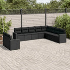 Modulaire tuinbank met gepoedercoat staal en waterdichte tas in beige materiaal - Zwart / 1 / Zonder tafel - Modulaire