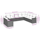 Modulaire tuinbank met gepoedercoat staal en waterdichte tas in beige materiaal - Modulaire tuinbanken