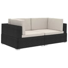 Modulaire tuinbank met gepoedercoat stalen frame voor buitengebruik - Modulaire tuinbanken