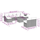 Modulaire tuinbank met grijs materiaal en gepoedercoat staal Afmetingen - Modulaire tuinbanken