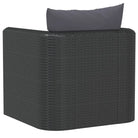 Modulaire tuinbank met poly rattan en gepoedercoat stalen frame - Modulaire tuinbanken