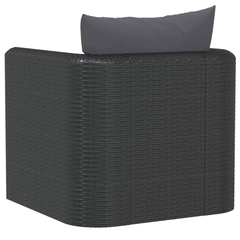 Modulaire tuinbank met poly rattan en gepoedercoat stalen frame - Modulaire tuinbanken