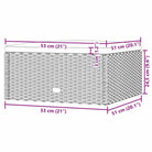 Modulaire tuinbank met poly rattan voor buitenmeubilair - Modulaire tuinbanken