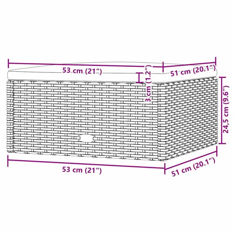 Modulaire tuinbank met poly rattan voor buitenmeubilair - Modulaire tuinbanken