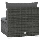 Modulaire tuinbank met staalframe en chroomkleurige pootjes - Modulaire tuinbanken