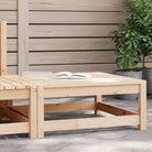 Modulaire tuinbank met voetenbank van massief grenenhout - Natuurlijk grenenhout / 1 / voetensteun - Modulaire