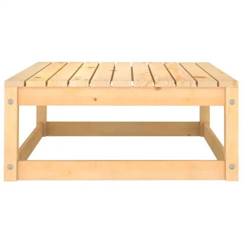 Modulaire tuinbank met voetenbank van massief grenenhout - Modulaire tuinbanken