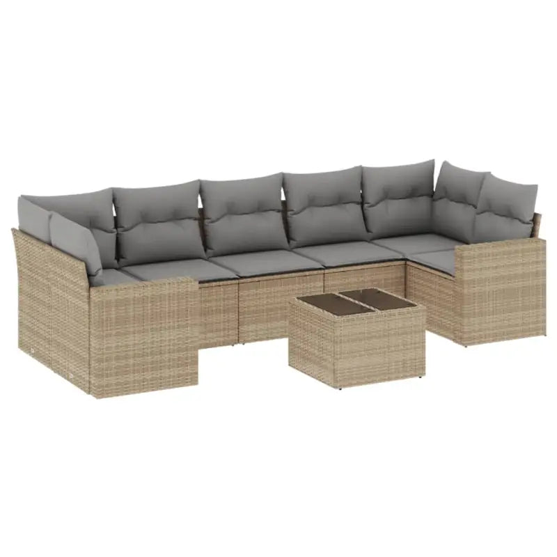 Modulaire tuinbank met waterdichte tas en beige materiaal van gepoedercoat staal - Modulaire tuinbanken