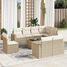 Modulaire tuinbank met waterdichte tas en beige materiaal - beige en crèmekleurig / 1 / Met tafel - Modulaire tuinbanken