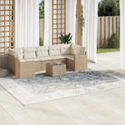 Modulaire tuinbank met waterdichte tas en beige materiaal van gepoedercoat staal - beige en crèmekleurig / 8