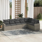 Modulaire tuinbank met waterdichte tas en gepoedercoat staal in beige - Grijs / 1 / Zonder tafel - Modulaire tuinbanken