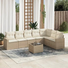 Modulaire tuinbank met waterdichte tas en gepoedercoat staal in beige - beige en crèmekleurig / 1 / Met tafel