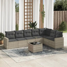 Modulaire tuinbank met waterdichte tas en gepoedercoat staal in beige - Lichtgrijs / 1 / Met tafel - Modulaire
